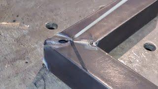 Basic tricks for stick welding 1mm square tubing