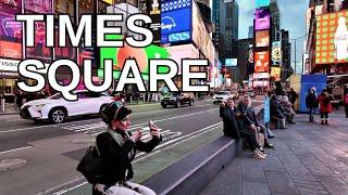 NEW YORK CITY Walking Tour [4K] - TIMES SQUARE