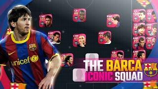 THE ICONIC SQUAD OF BARCELONA  Pes 2021