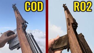 COD Vanguard vs Red Orchestra 2 - Weapons Comparison