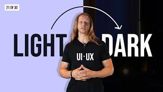 The UI/UX of Light / Dark Mode Design (Challenge)