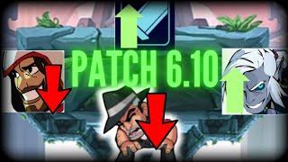 PATCH 6.10 BRAWLHALLA PATCH NOTES EZIO NERFED GREATSWORD  BUFFED AND MORE?!