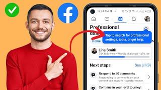 Facebook New Update Tap to search for professional settings, tools, or get help