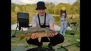 Spring carp feeding, feeder fishing.