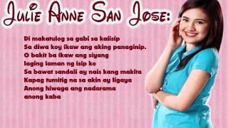 Julie Anne San Jose: Kaba | Lyrics