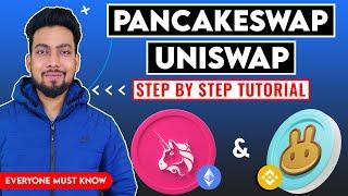 Pancakeswap and uniswap complete tutorial for beginners | Best DEX in hindi 2024