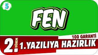 5.Sınıf Fen 2.Dönem 1.Yazılıya Hazırlık  #2023