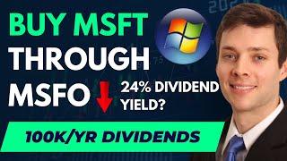 Buying MSFT Through MSFO For The Monster Dividend (Yieldmax Funds High Yield Investing) #FIRE