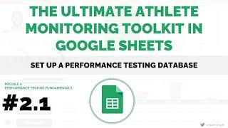 UAMT in Google Sheets #2.1 - Set Up a Performance Testing Database