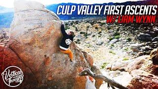 Bouldering First Ascents in Culp Valley, CA - Liam Wynn