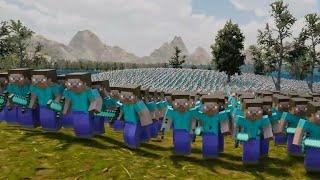 500000 Steve vs 1000000 Minecraft Enemies Ultimate Epic Battle Simulator 2 UEBS2