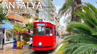 Antalya, Turkey  - Nostalgic Tramway Ride / Heritage Tram