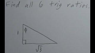 The six trigonometric ratios