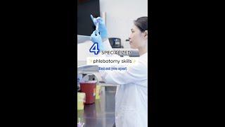 Employers love phlebotomists with these skills.  What specialized skills do you have?