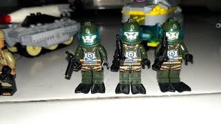 LEGO Qman COMBAT ZONES ARMY MILITARY