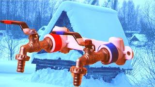 Водоснабжение бани зимой без постоянного отопления: от водопровода в холодную баню по верху, воздуху