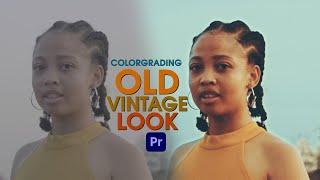 Vintage Film Color Grading Premiere Pro