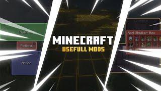 Best Usefull Mods You Can Use On Classic Vanilla Minecraft (Client-Side)