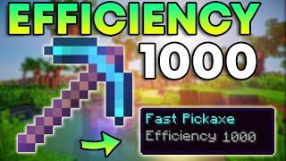 Minecraft Bedrock How to Get Efficiency 1000 Pickaxe | Bedrock Command Block Tutorial (1.19+)