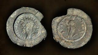 Ancient Roman Coin Counterfeit Mold