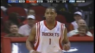 Tracy McGrady's Huge Slam On The Break From Rafer Alston