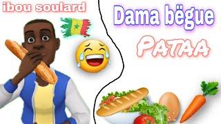 ibou soulard "dama bëgue pataa" à mourir de rire dessin animé en wolof Sénégal animation sn