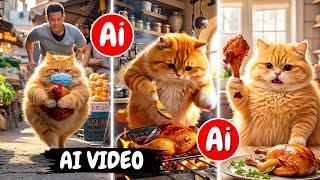  Ai से Cat Story वीडियो बनाकर ( रातो रात Viral ) हो जाओ | Ai Video Kaise Banaye | Ai Cartoon Video