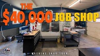 This shop started with less than $40,000!｜Mil Spec Manufacturing Machine Shop Tour