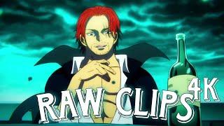 Shanks 4K  | Raw Clips | One Piece EP 1081 ( Anime Raw Clips )