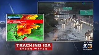 Hurricane Ida • Tornado & Flooding Coverage | CBS3 | September 1, 2021