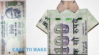 How to make note Shirt  | Money shirt | USING 100 RS. NOTE | by inventive Sky