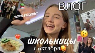 ВЛОГ школьника| впр | понедельник | начало октября