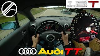 Audi TT 1.8 T Roadster | 180 PS | Top Speed Drive German Autobahn No Speed Limit POV