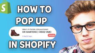 How To Pop-Up Sales Notifications in Shopify | 2021 METHOD