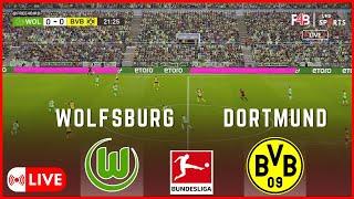 WOLFSBURG GEGEN DORTMUND LIVE  | BUNDESLIGA 24/25 | SIMULATION  & LIVE-ERGEBNIS  #germany