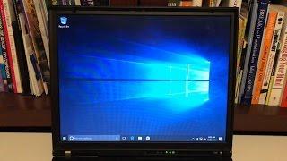 IBM T43 ThinkPad Windows 10 Upgrade