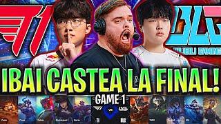 IBAI CASTEA LA FINAL DEL MUNDIAL! - T1 vs BLG Game 1 GRAN FINAL WORLDS 2024 IBAI ESPAÑOL