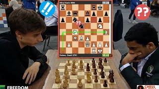  Daniil Dubov shocks Nihal Sarin in 18 moves at World Rapid Chess Championship