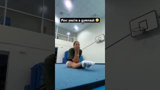 TYPICAL GYMNAST // Gymnastics Challenge // Lera the gymnast #flexibility #gymnast #shorts