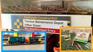 Hither Green and Parsley sidings update, discovered my bench, and a brief look at my Hornby TT:120