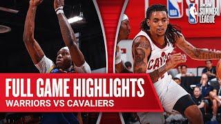 WARRIORS vs CAVALIERS | NBA SUMMER LEAGUE | FULL GAME HIGHLIGHTS