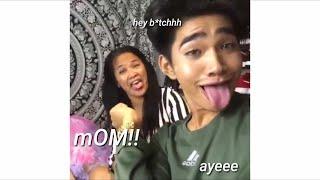 bretman rock and his mother FUNNY MOMENTS 