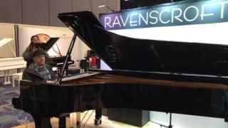 Robi Botos and Ronnie Foster jam session on Ravenscroft pianos.