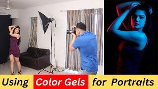 Using Color Gels for Studio Portrait Photography