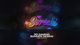 3D Gaming Banner Design Template | Gaming Banner | Axis Ingenious