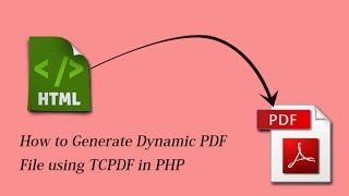 How to Generate Dynamic PDF File using TCPDF in PHP