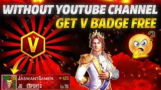 How To Get V Badge Without YouTube Channel  | V Badge Secret Trick #Shorts #shorts