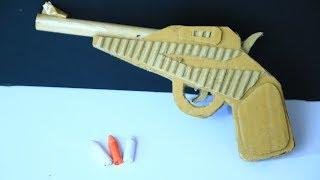 How To Make A Cardboard Gun That Shoots Paper Bullet - Paper gun -Easy paper gun tutorials