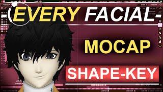 EVERY Facial MoCap Shape-Key (In 3 Minutes!!)