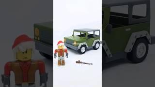 OUT TO GET ZOMBIES | ROBLOX APOCALYPSE RISING 4X4 SET | RED w HER MOTORIZED BULLDOG #roblox #shorts